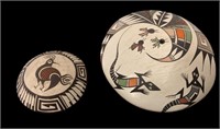 Two Native American Acoma Seed Pots Carolyn Concho