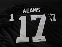 RAIDERS DAVANTE ADAMS SIGNED JERSEY HERITAGE