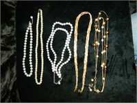 Tri Color Necklace, Pearl Necklaces & More
