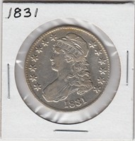 US Coins Capped Bust Half Dollar 1831