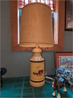 "American 1835" Stage coach table lamp