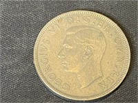 1948 United Kingdom Two Shillings - Florin Coin