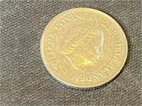 Netherlands 25 Cent Coin 1971