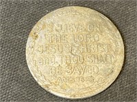 Vintage Gospel Prayer Coin