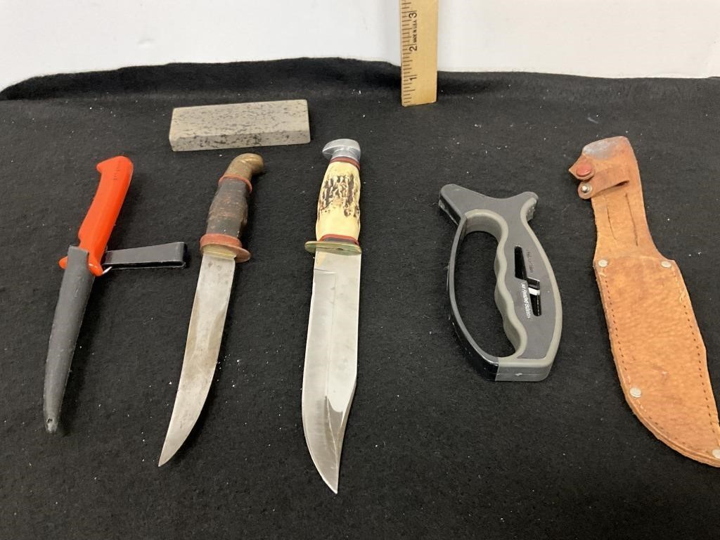 Hunting Knifes, sharpeners