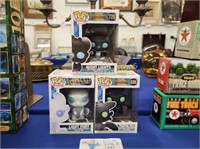 THREE FUNKO POP HOW TO TRAIN YOUR DRAGON FIGURINES