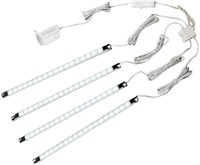 Cefrank Set of 4 LED Light Strip Bars Cool White