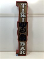 Tiki Bar Light Up Wall Sign 30in H