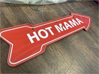 7 Inch Hot Mama Sign