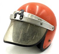 Vintage Grant? Red Motorcycle Helmet with Visor