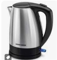Black+decker Electric Kettle, Brushed Stainless
