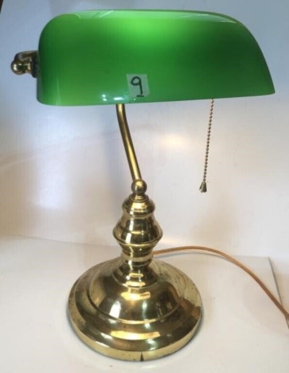 Piano Style Brass Lamp