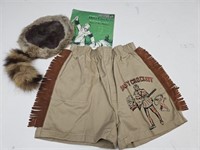 Davy Crocket Shorts, Hat & Record