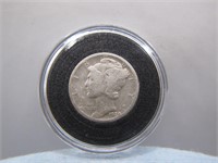 1929 D Mercury Silver Dime