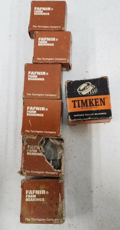 Fafnir and Timken Roller Bearings