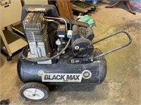 Coleman black max air compressor 5hp