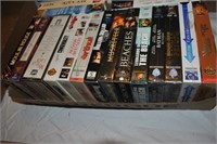 flat of vhs tapes