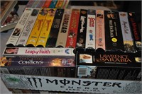 flat of vhs tapes