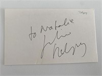 French actress Julie Delpy original signature