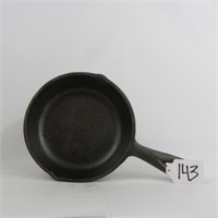 TWO #3 6 & 5/8" SKILLETS W/ HEAT RINGS