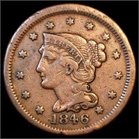 1846 Braided Hair Large Cent - Small Date