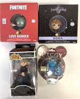 4 New Assorted Vinyl Collectable Figures