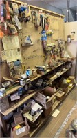 Contents of Shelving, Nails, Knife Blades,