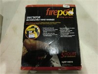 Firepod Rechargeable Hand Warmer + binoculars