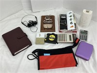 Memo Book With Various Office Supplies