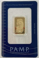 10g GOLD PAMP SUISSE BAR