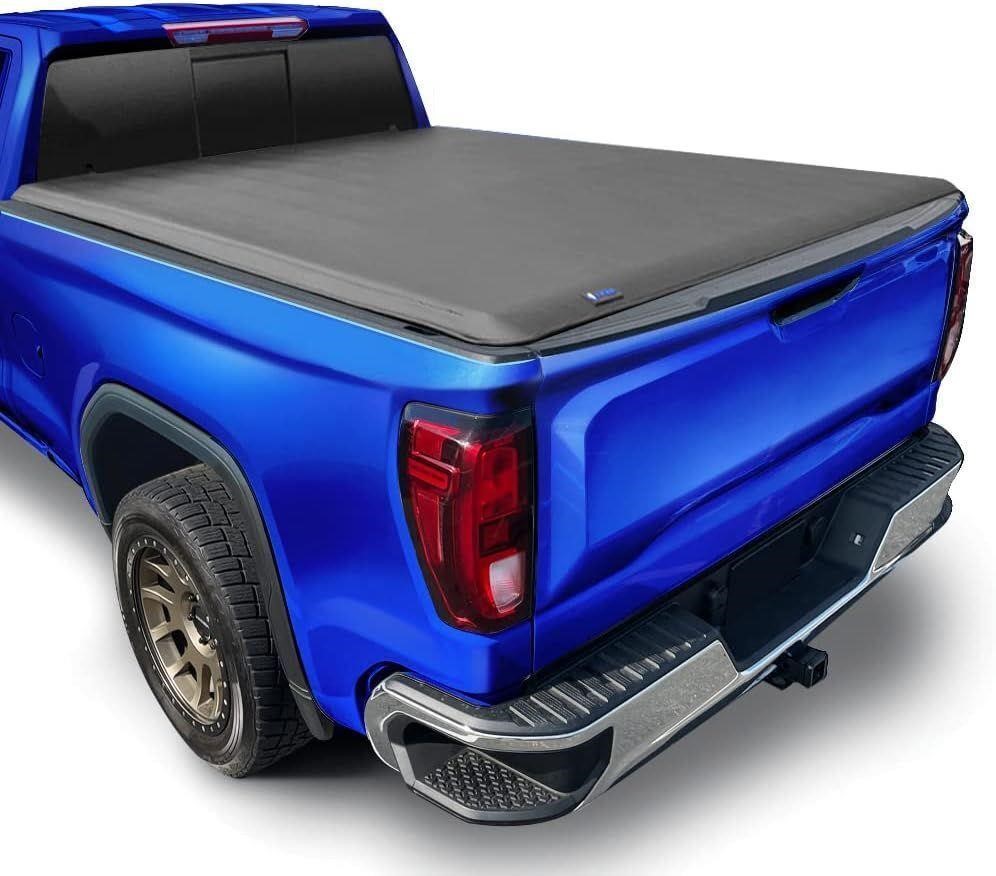 Tyger Auto T1 Soft Roll-up Truck Bed Tonneau Cover