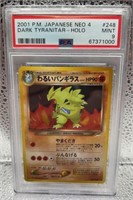 2001 P.M. Japanese Neo 4 Dark Tyranitar - Holo