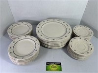 Longaberger Pottery Plate Set