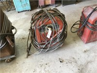 Lincoln 225 ac amp welder on wheels with long