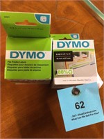 Dymo file folder labels set of 2 boxes