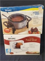 Rival Fondue Pot & Food Slicer