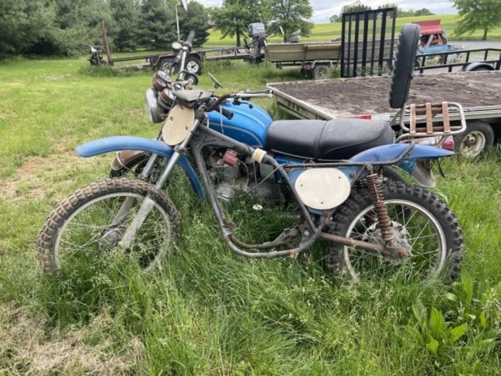 Vintage Dirt Bike Frame