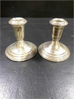 Sterling Silver Towle Candlestick Holders