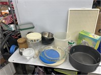 Kitchen equipment includes cooking pots and pans