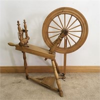 DESIREABLE ANTIQUE SPINNING WHEEL-  MCINTOSH 1874