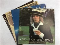 4 Rod Stewart LPs