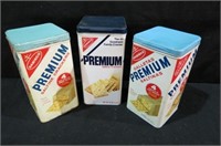 COLLECTION OF (3) NABISCO CRACKER TINS