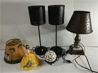 Lamps, Porcelain Ballroom Lady, ...