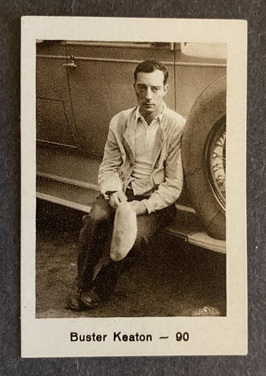 BUSTER KEATON: Scarce MONOPOL Tobacco Card