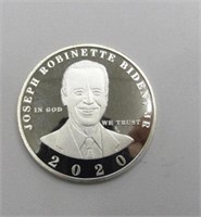 Silver Tone Biden Challenge Coin