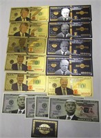 12pcs Trump Currency
