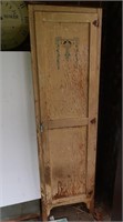 Vintage Stenciled Jelly Cupboard 14x19x68