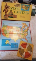 State Capitals Board Game by Parker Brothers
