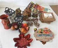 Large Box Of New Fall Decor