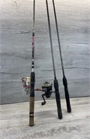ZEBCO & SHAKESPEARE FISHING RODS & REELS